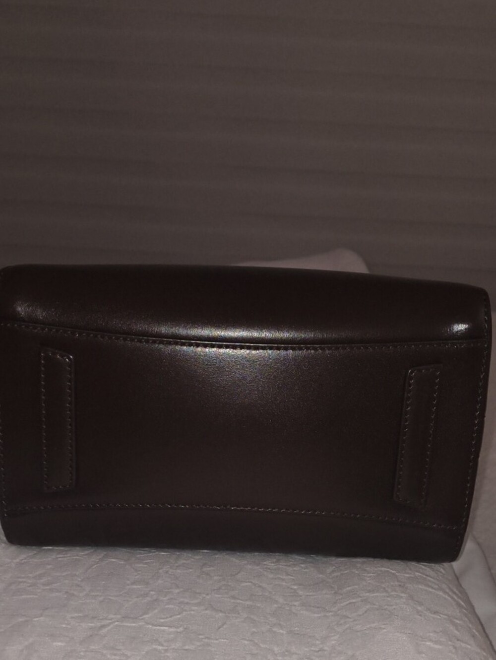 Givenchy Dark Brown Mini Leather Top-Handle Bag - Picture 4 of 9